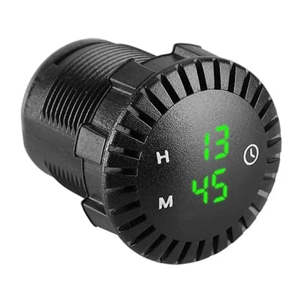 Car-mounted LED Clock Electronic Digital Display Universal Car Accessories Red Light