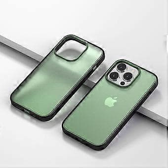 Phantom Series for iPhone 13 Pro Transparent Matte Case TPU+PC Slim Protective Phone Cover (Style D)