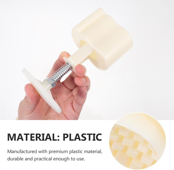 Genanvendelig plastikbageform, håndpresse, månekageform, praktisk at bruge