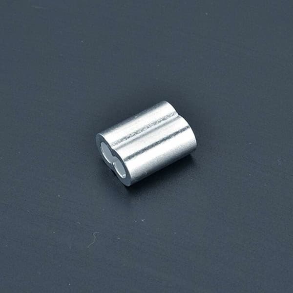 100 stk Aluminium Wire Rope Hylser, 1,5 mm Sølv Krympehylser for Flykabel og Wire