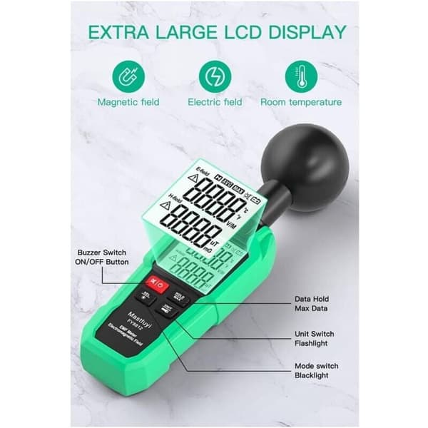 EMF Geiger Counter Nuclear Radiation Detector Radiation Dosimeter Electromagnetic Wave Radiation Detector