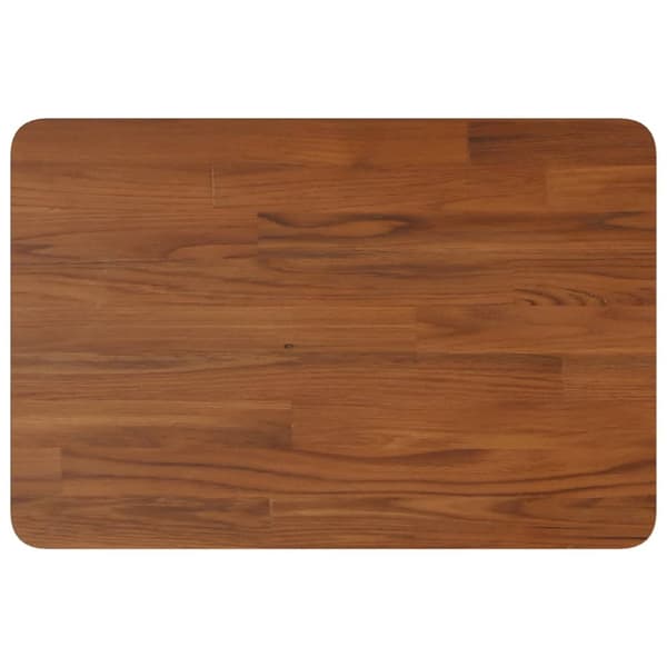 vidaXL Bathroom Countertop Dark Brown 60x40x1.5cm Treated Solid Wood Brun 3200