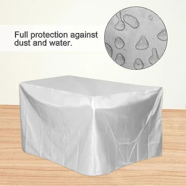 Dust Cover for Printer, Waterproof Covers, Waterproof and Anti-static Protection for Printer, Black 45*45*30cm Silver 50x40x30cm