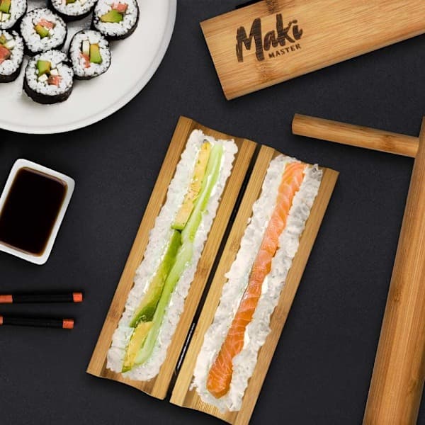 Maki Master, Sushi Kit - Bambus Brun