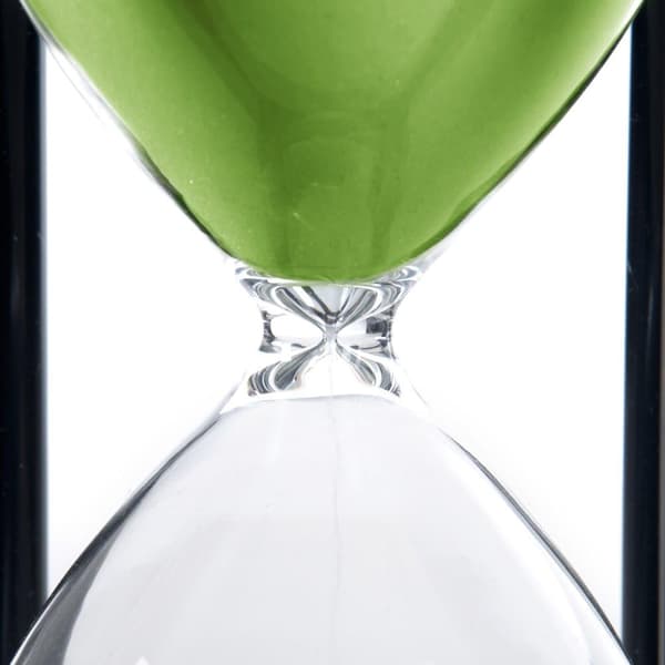 Timglas Sand Timer, 60 minuter Trä Sandklocka Grön Green