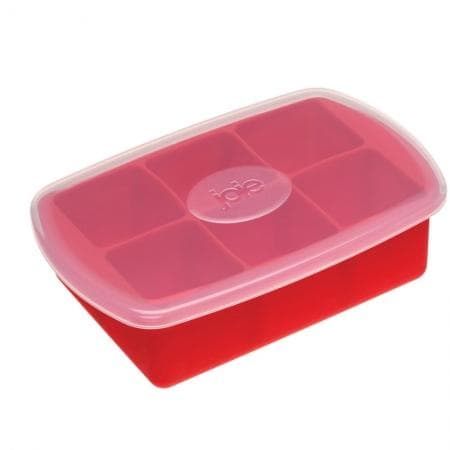 Silikoninen jääpalamuotti kannella XL Kuutio Joie multifärg multicolor