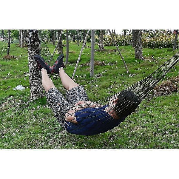 Meshy Rope Hammock Nylon Sleeping Net Bed for Outdoor Hiking Camping