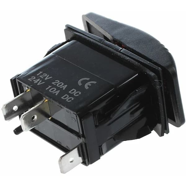 12V Bådswitch til biler ON-OFF switch til bil LED SPST switch Vandtæt Farve: GUL