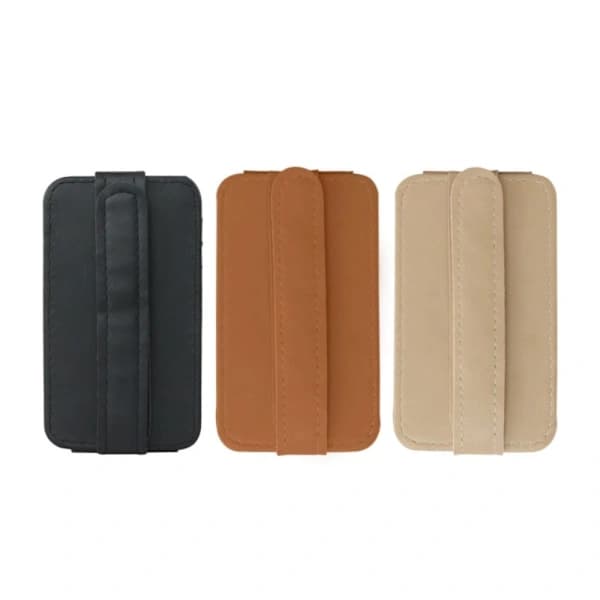 Bil Auto Solbrille Opbevaringsholder SORT Sort