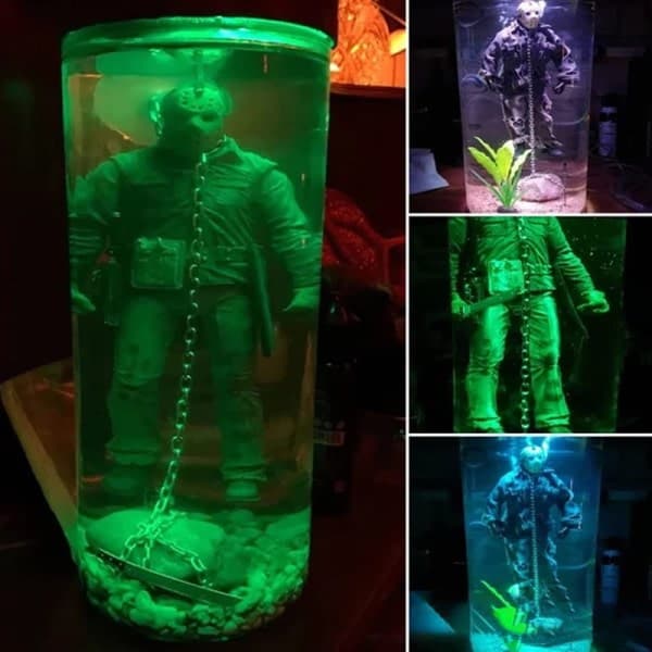 CDQ Ny Jason Voorhees lampa heminredning Grön