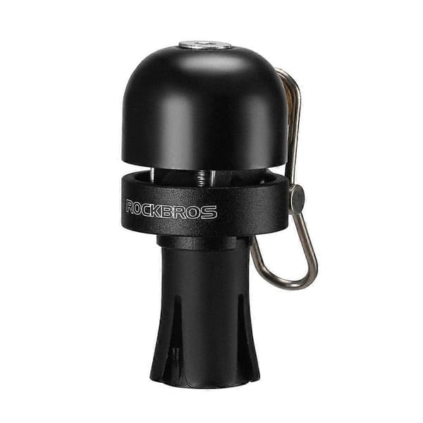 ROCKBROS Maantiepyörän kello 18-25mm Ohjaustangon tulppakello Vedenpitävä Korkea desibeli Pyörän torvi Musta