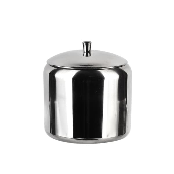 Sukkerskål Rustfritt stål Basic Kitchen Basic 8x7,3x7,3 cm Sølv 1 stk