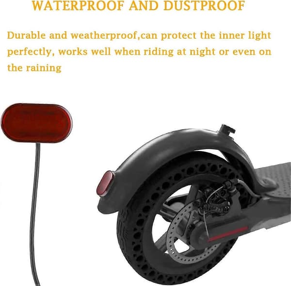 Elektrisk Scooter Baklys Stopplys Bremselys, Skjermlys, for Xiaomi M365 Elektrisk Scooter Erstatningsdel Tilbehør [DB]