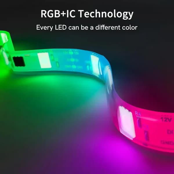 LED Strips TV LED Backlight with Camera, RGB Lights Sync with Screen (5 meters)
