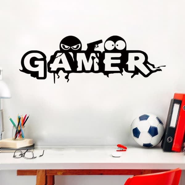 Personalized Gamer Tag Vinyl Decal for Video Games