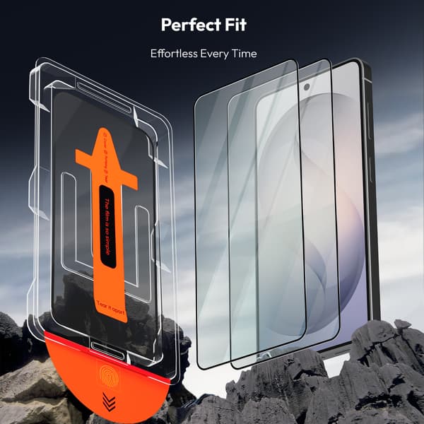 [LD]2-pack compatible with Samsung S26 screen protector and 2-pack lens protector - tempered glass | [Automatic installation] - Bubble-free