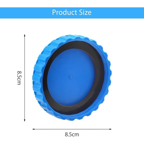 Sæt med 2 Intex poolovertræk, 100% frostsikre og vandtætte, pooltilbehør med diverse samlinger, vinterprop til pools