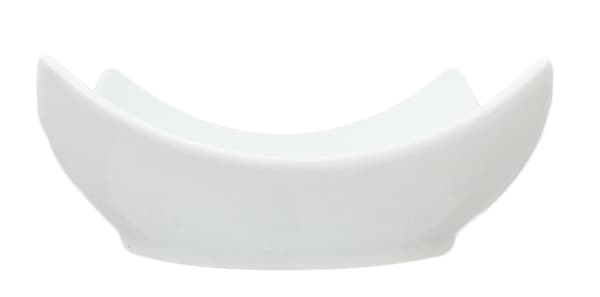 Porcelain Bowl Square Curved Edges - 8 pack Vit 4096