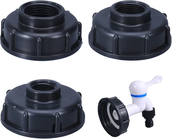 IBC tankforsegling tanklokk, for IBC-beholdere, vanntank regntønne 3 stk-FX-