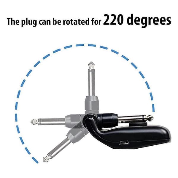-03 2.4 GHz Wireless Guitar System 4 Channels Rechargeable Wireless Audio Transmitter Receiver For 12 12