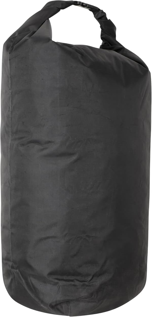 Medium Dry Bag 40L Liner - Rullstängning Dry Bag, Vattentät väska, Tejpade sömmar Svart (2-pack)