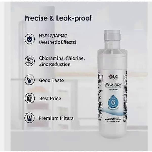 3-pak erstatningsvandfilter til LG LT1000P - ADQ747935-FA-
