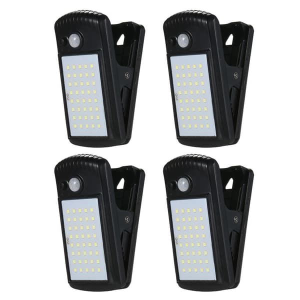 Ulisem Udendørs Solcellelamper - 40 LED - Bevægelsessensor - Klemme - IP65
