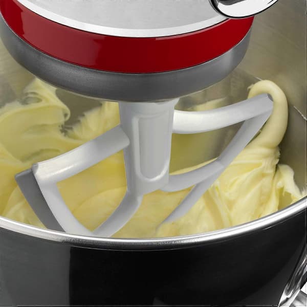 6 Quart Kitchen Aid Mixer Tilbehør, Flex Edge Piskeris med skraber til 6 QT Skålløft Kitchen Aid Køkkenmaskine