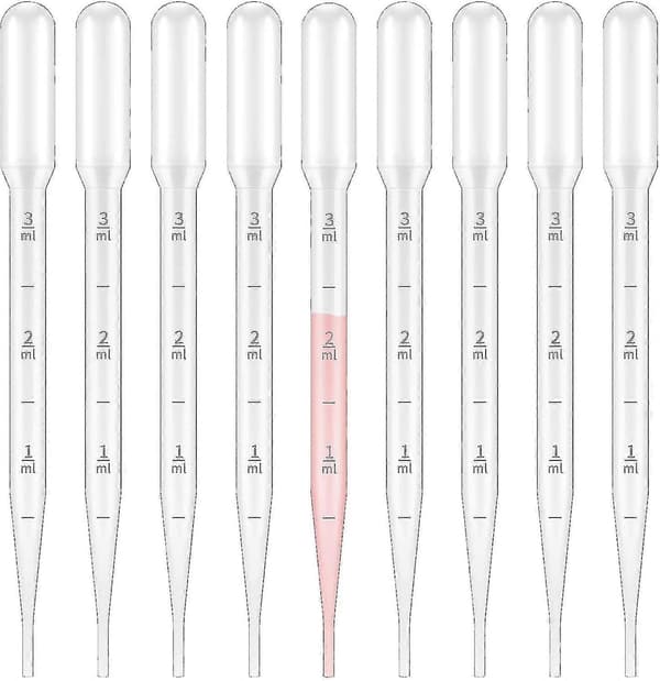 100 Styk Pipetter, Transparente Graduerede Pipetter, Transferpipetter