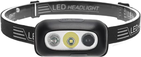 Rechargeable Headlamp Running Lights USB Running Lamp Waterproof Ultralight LED Headlamp with White Light Comfortable