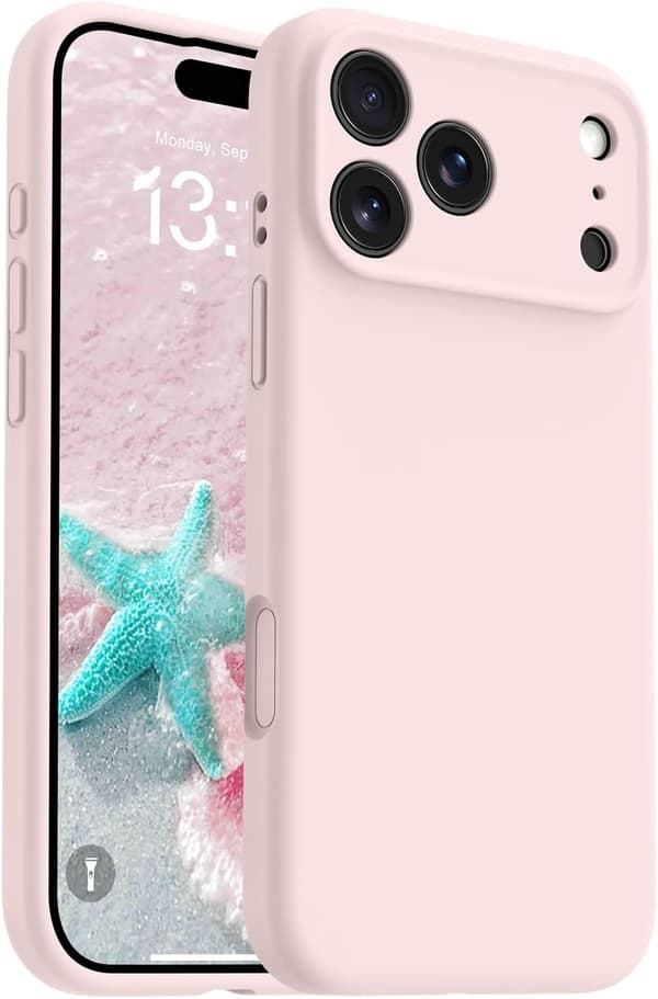 Magnetisk silikonecover til iPhone 17 Pro Max, MagSafe-kompatibel, Rosa[JUN] iPhone 17 Pro Max Rose iPhone 17 Pro Max Rose