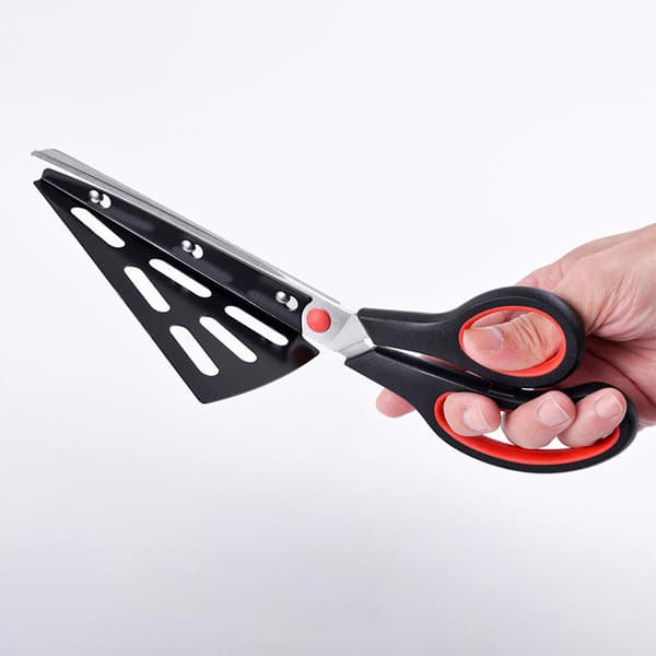 2-in-1 ruostumattomasta teräksestä valmistetut pizzasakset 207