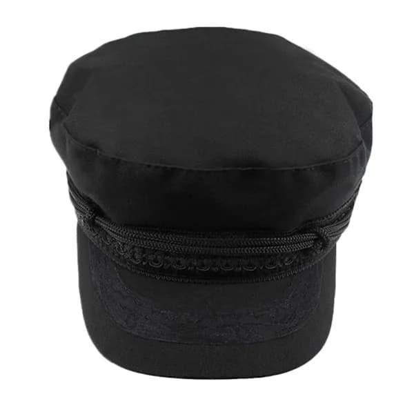 Captain's Hat - A timeless classic, now back in black One SizeOne SizeBlack[co]