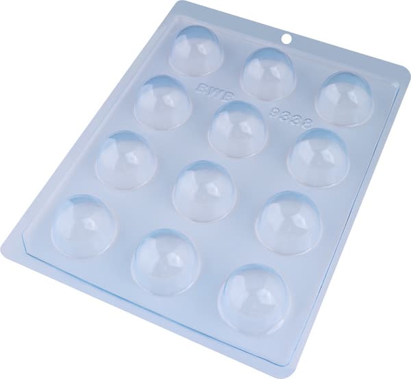 Pralineform Kuppel Chokoladeform - BWB 9338 Transparent transparent