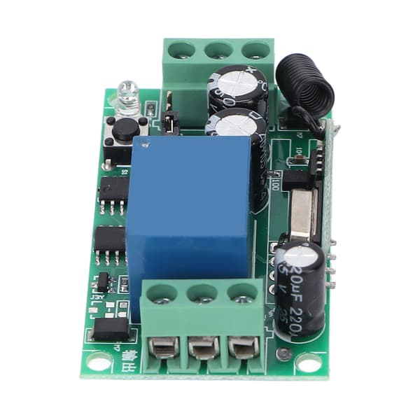 Mini Relé Trådløs Bryter DC 24V 1CH 10A Universal Læringskode Mottaker for Belysning