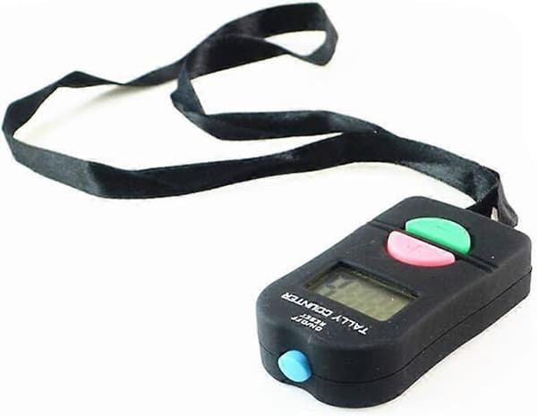 2pcs Digital Counter LED Electronic Handheld Tally Counter Clicker Lap Counter Number Clicker for Education Industry with Sound