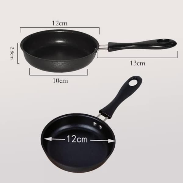 Mini Omelett Stekepanne Non-stick Liten Stekepanne Mini Posjert Egg