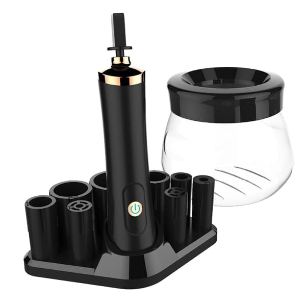 Automatisk Elektrisk Makeupbørsterenser (Hvid)