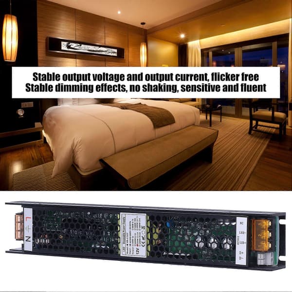 LED-himmennettävä virtalähde PWM Smart Dimming Touch 150W ohjainsovitin teollisuustarvikkeet 12V 12.5A