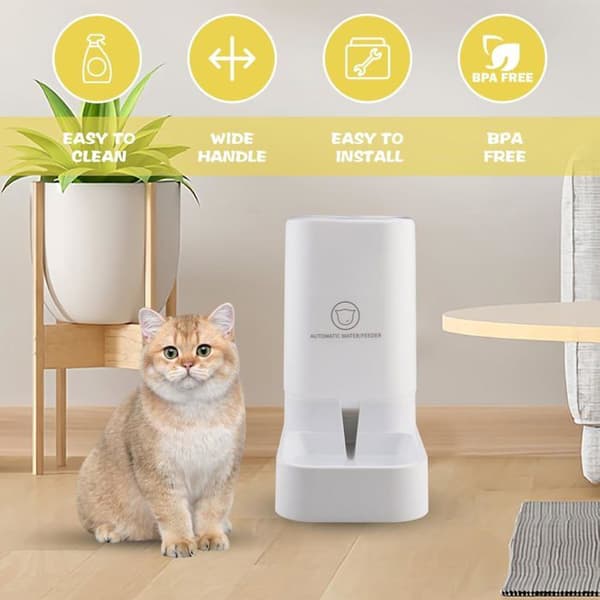 Automatic Dispenser - HANDEIU - 2 Units - 3.8 L - BPA-free - For Cats and Dogs