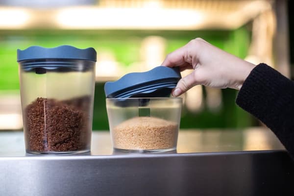 Koziol PRINCE M - Oppbevaring 0,75l. Organisk dypblå Blå, Transparent Plast