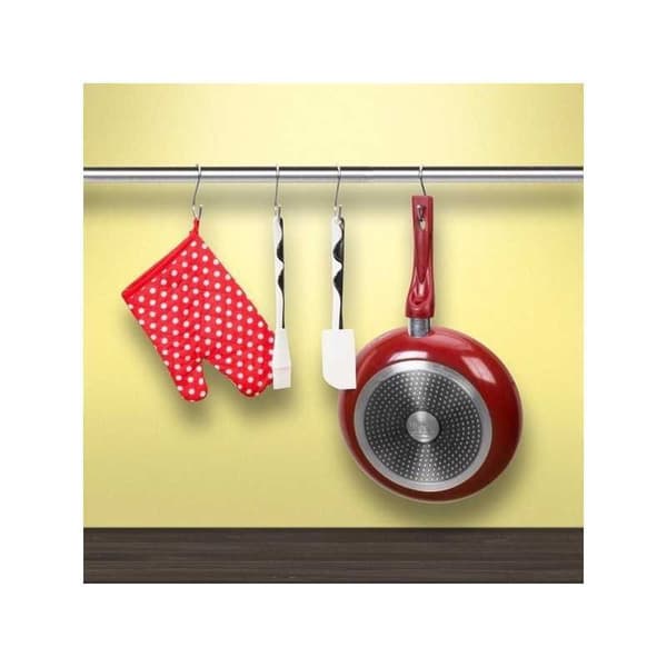 5-PACK Hangers Hooks for Clothes Hanging - Clothes Hanger Svart black