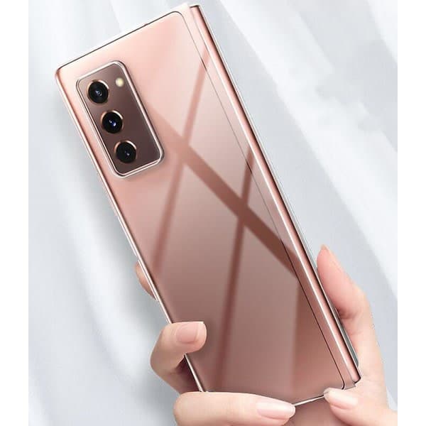 Kotelo Samsung Galaxy Z Fold 2 -puhelimelle, suojus, kotelo, puhelintasku - Läpinäkyvä