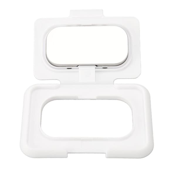 Baby Wipe Warmer Travel Case Refillable Constant Temperature Ultrathin USB Heating Wipe Case White