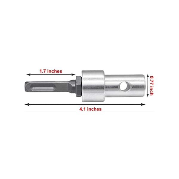 Drill Chuck Adapter, Thread Adapter, 1/2 Keyless Spindle, M1315mm Square Electric Hammer