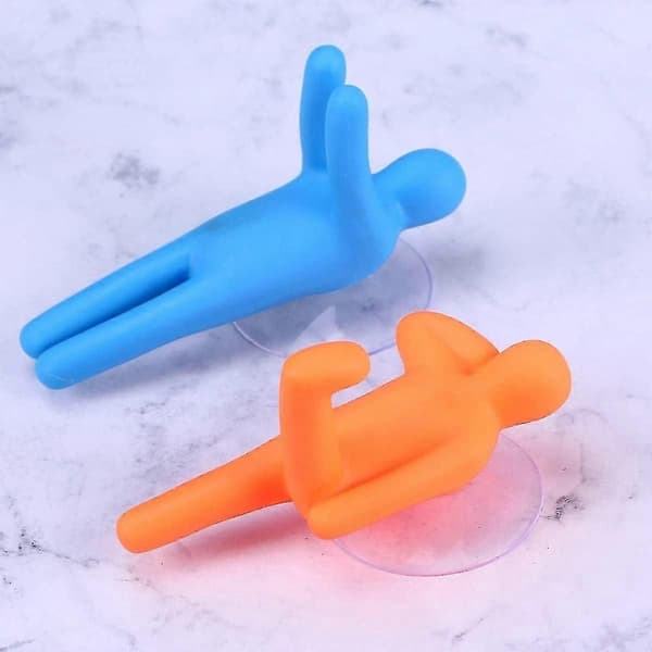 Toothbrush Holder Wall Mounted and Towel Hook for Bathroom Storage 6 Pcs