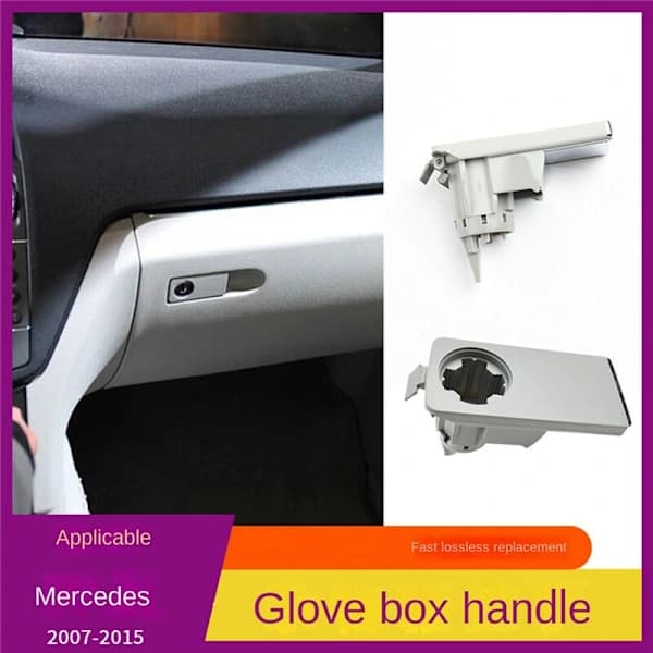 For - W204 W207 W212 X204 Car Box Handle Cover Toolboxes Gear Lever Chrome[co]