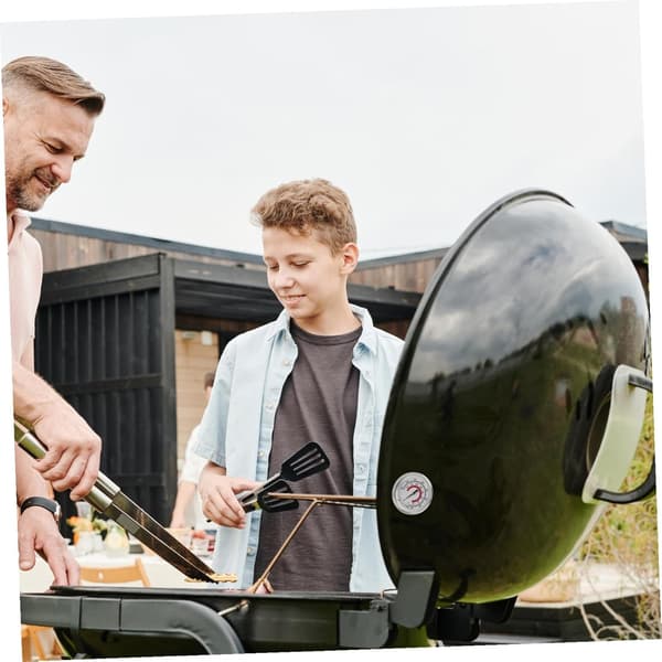 4-delt bimetaltermometer til ovn og grill, præcis temperaturmåler med display