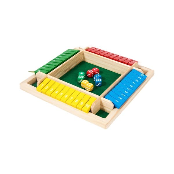 Children's Four-Sided Board Game — Props, Educational, for Parties and Leisure — 22 x 22 cm-FX-