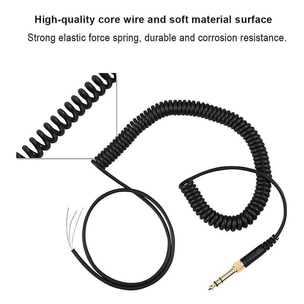 Hovedtelefonkabel til Dt 770 770pro 990 990pro Adapter Erstatningsfjederkabel